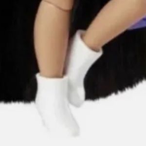 Barbie Extra Minis Doll Boots White Stiletto High Heels GoGo Fits 5.5 Inch Dolls